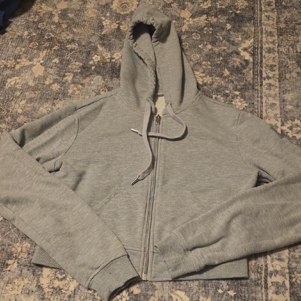 ALO Yoga Heather Gray Hoodie